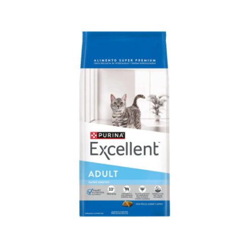 Excellent Smart Gato Adulto Pollo, Carne y Arroz x 7,5 Kg