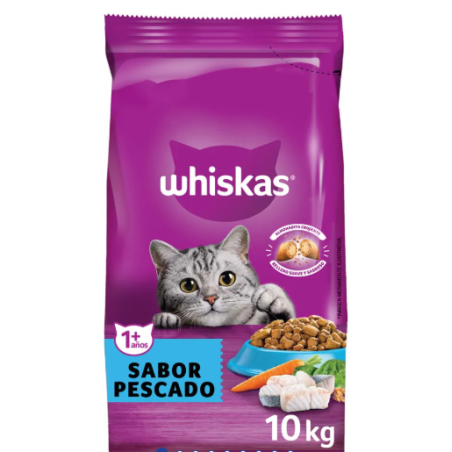 Whiskas Gato Adulto Pescado X 10 Kg