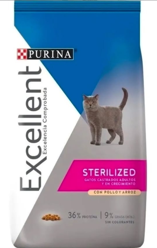 excellent gato sterilized x 7,5 kg